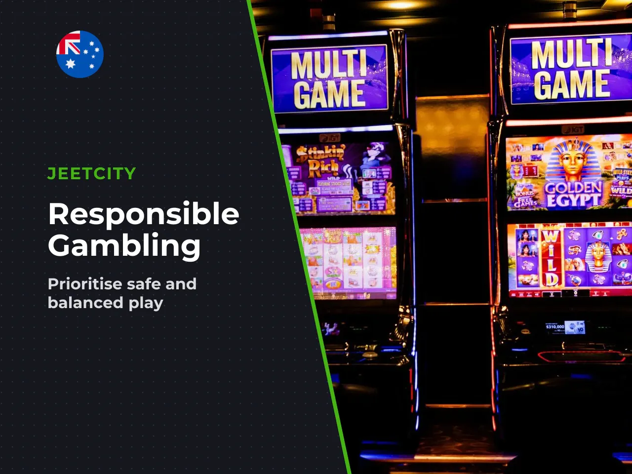 Responsible gambling support available in Australia