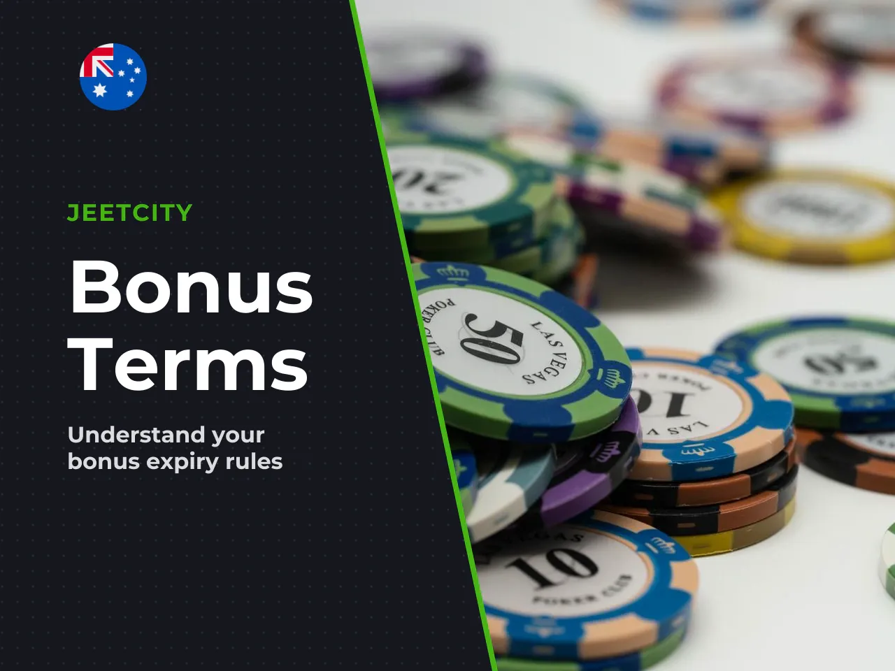 Expiration dates, maximum cashout and withdrawal