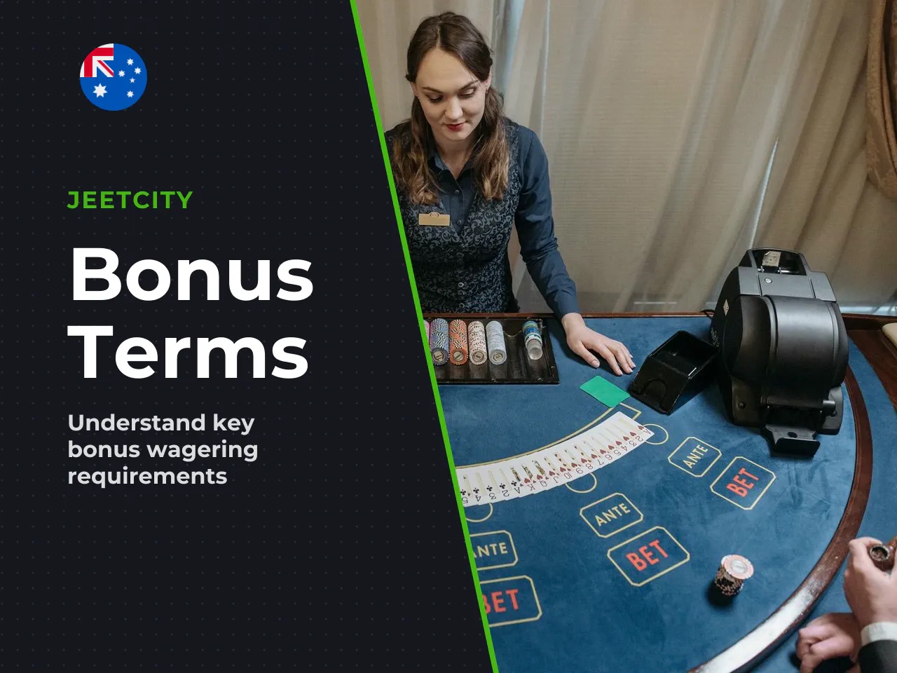 JeetCity wagering requirements and bonus terms